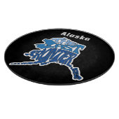 アラスカニックワードアート カッティングボード (角)