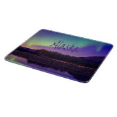 アラスカノーザンライツマウンテンズレイク カッティングボード (角)