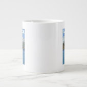 アラスカハルド·イーグル·ビンテージ·トラベル·ポスター ジャンボコーヒーマグカップ (正面)