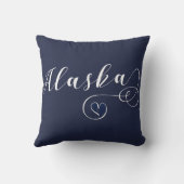 アラスカハート装飾用クッションアラスカ州旗 クッション (裏面)