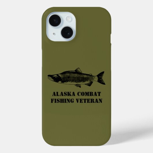 アラスカバット魚釣り退役軍人 Case-Mate iPhoneケース (裏面)