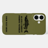 アラスカバット魚釣り退役軍人 Case-Mate iPhoneケース (裏面 (横))