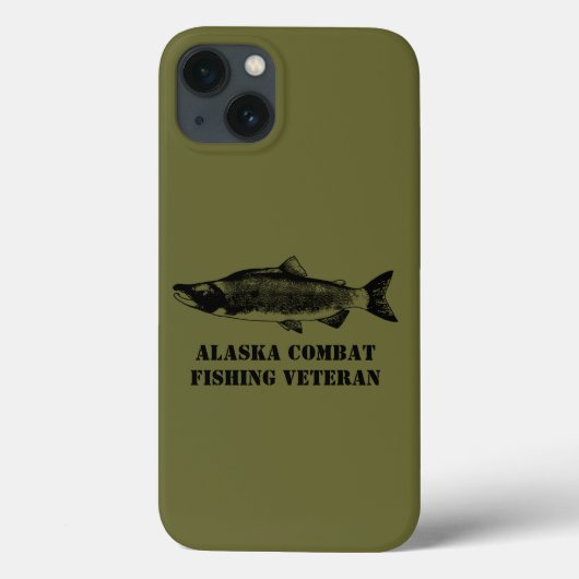 アラスカバット魚釣り退役軍人 Case-Mate iPhoneケース (裏面)