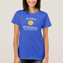 アラスカピックボール追加クラブ、パートナー名カスタム Tシャツ