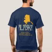 アラスカファミリークルーズバケーションアニバーサリー Tシャツ (裏面)