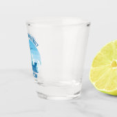 アラスカファミリーバケーションカスタムブルーグレイシャー ショットグラス (右)