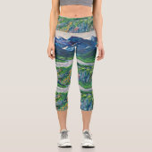 アラスカフローラマウンテンハイウェイストキャプリス カプリレギンス (正面)