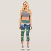 アラスカフローラマウンテンハイウェイストキャプリス カプリレギンス (正面)