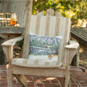 アラスカブッシュ飛行機アンド魚釣り旅行 クッション (椅子)