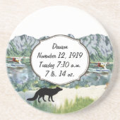 アラスカブッシュ飛行機アンド魚釣り旅行 コースター (正面)