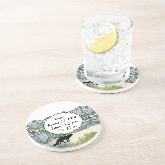 アラスカブッシュ飛行機アンド魚釣り旅行 コースター (側面)