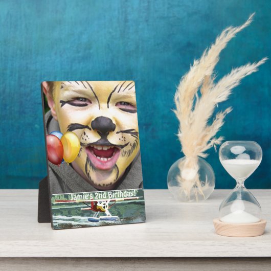 アラスカブッシュ飛行機アンド魚釣り旅行 フォトプラーク (側面)