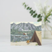 アラスカブッシュ飛行機アンド魚釣り旅行 ポストカード (スタンド正面)