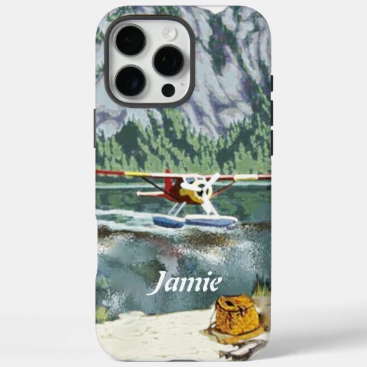 アラスカブッシュ飛行機アンド魚釣り旅行 Case-Mate iPhoneケース (裏面)
