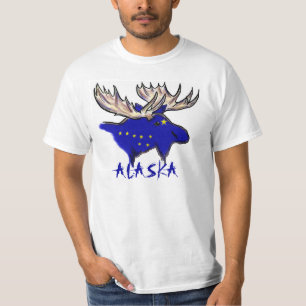 アラスカプライドelk状態フラグのカスタマイズ可能な値T Tシャツ