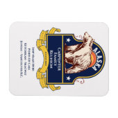 アラスカベアファミリー懇親会クルーズ マグネット (横)