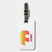 アラスカベア ラゲッジタグ (正面縦)