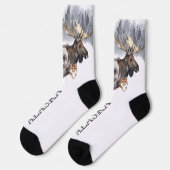 アラスカベームースフォレストクルーズトラベル ソックス (左)