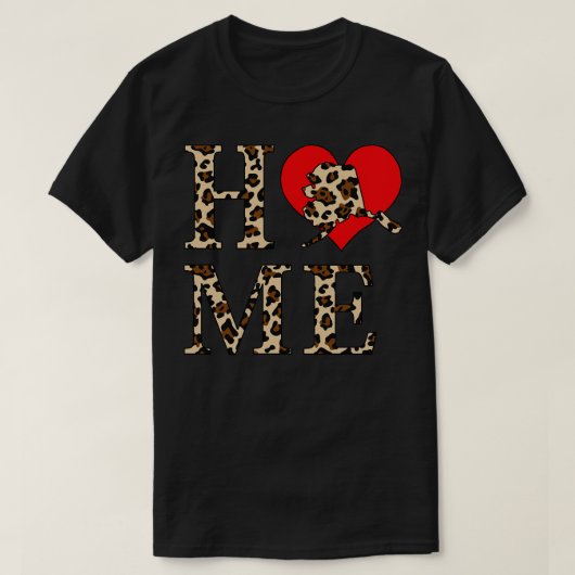 アラスカホームレオパード Tシャツ (デザイン正面)