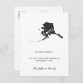 アラスカホーム引越案内はがき 案内ポストカード (正面/裏面)