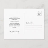 アラスカホーム引越案内はがき 案内ポストカード (裏面)