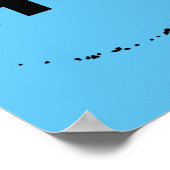 アラスカホーム遠くに州ポスター看板 ポスター (角)