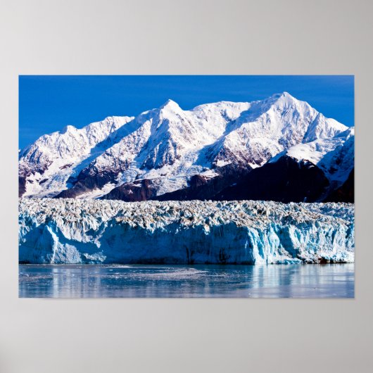 アラスカポスター、Hubbard Glacier ポスター (正面)