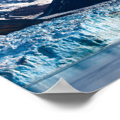 アラスカポスター、Hubbard Glacier ポスター (角)