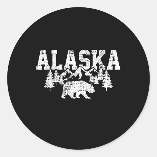 アラスカマウンテンズフォレスト狩りUSA ラウンドシール (正面)