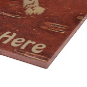 アラスカマップオンインナー樺の木樹皮 カッティングボード (角)