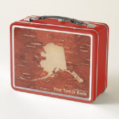 アラスカマップオンインナー樺の木樹皮 メタルランチボックス (裏面)