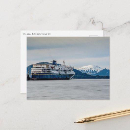 アラスカマリンハイウェイフェリー ポストカード (正面/裏面インサイチュ)