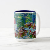 アラスカマリーナズヴィレッジジンジャーブレッドキャプテン調理師a ツートーンマグカップ (正面右)