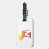 アラスカムース ラゲッジタグ (正面縦)