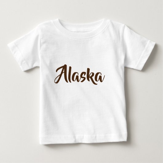 アラスカモノグラム ベビーTシャツ (正面)