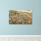 アラスカユーコン太平洋万博の空中眺め キャンバスプリント (インサイチュ (ウッドフロア))