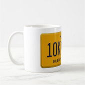 アラスカライセンスプレートマグ コーヒーマグカップ (左)