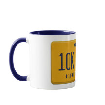 アラスカライセンスプレートマグ