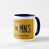 アラスカライセンスプレートマグ マグカップ (正面右)