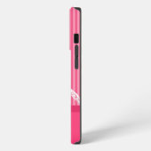 アラスカラフルカUSA州地図名前をカスタムする iPhoneケース (左側面)