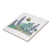 アラスカルピネの水彩画 タイル (側面)