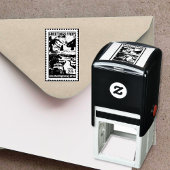 アラスカレトロ切手 セルフインキングスタンプ