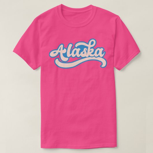 アラスカレトロ1 Tシャツ (デザイン正面)