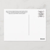 アラスカンのドッグスリング&アーミー・トラック ポストカード (裏面)