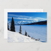 アラスカンの風景、ラベル、 ポストカード (正面/裏面)