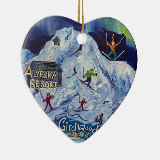アラスカンアリエスカ/ジルドウッドセラミックオーナメント セラミックオーナメント (右)