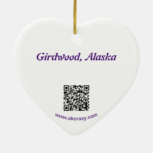 アラスカンアリエスカ/ジルドウッドセラミックオーナメント セラミックオーナメント (裏面)
