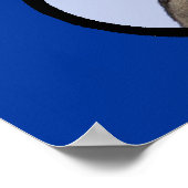 アラスカンウルフポープリント ポスター (角)