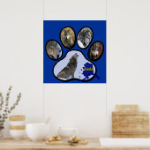 アラスカンウルフポープリント ポスター (キッチン)