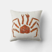 アラスカンキングカニ – ポリ16 x 16インチピロー クッション (裏面)